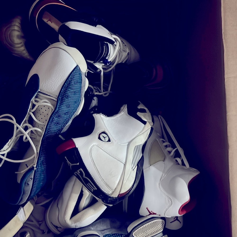 . Inside, you'll find approximately 7-9 pairs of sneakers